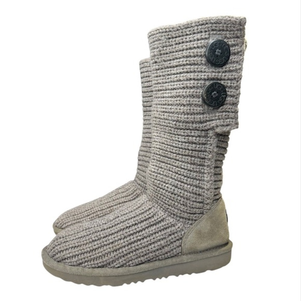 UGG SN 1017328K knit boots Kids size 4 Cabincore Cozycore Winterboots
